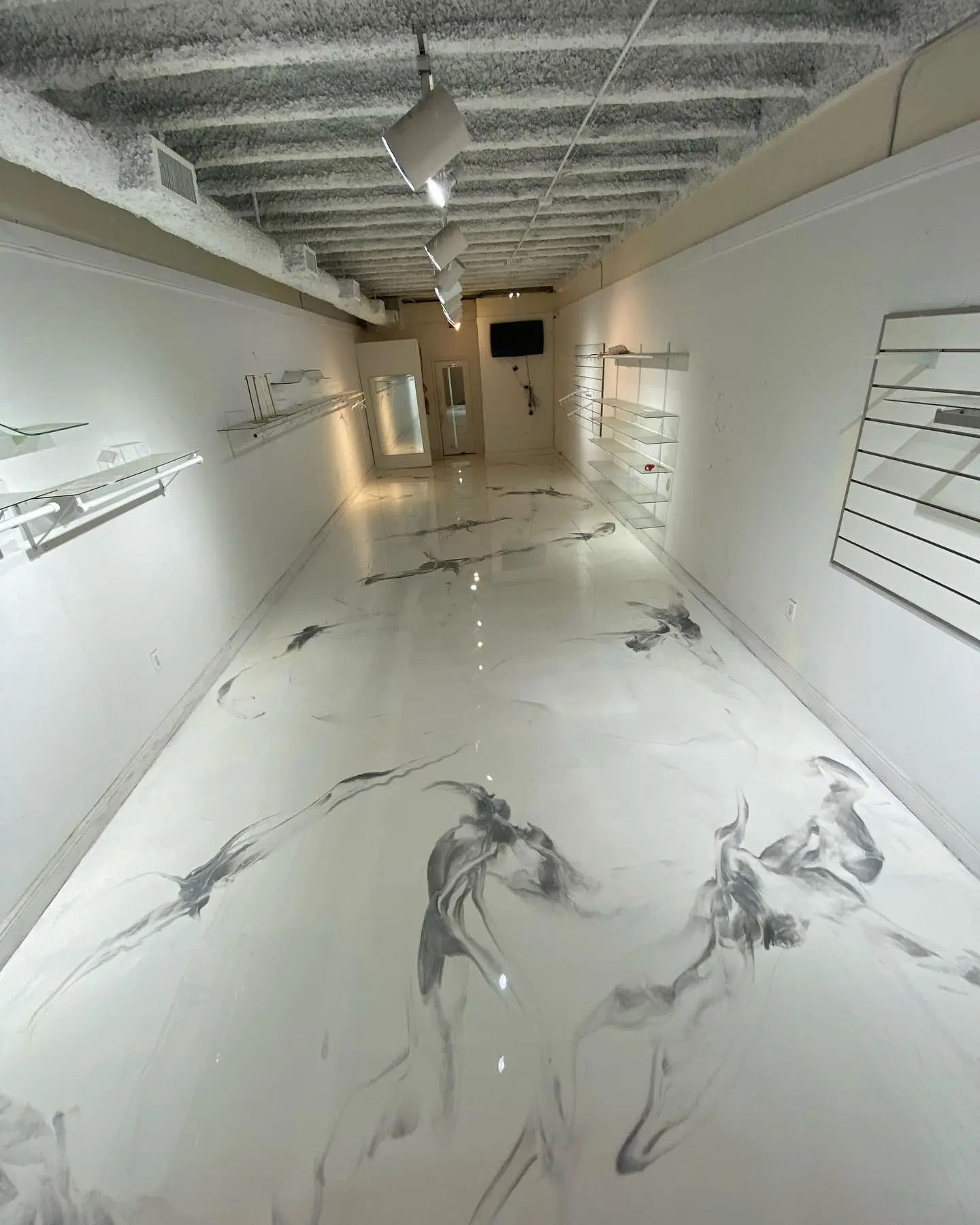 metalic epoxy flooring