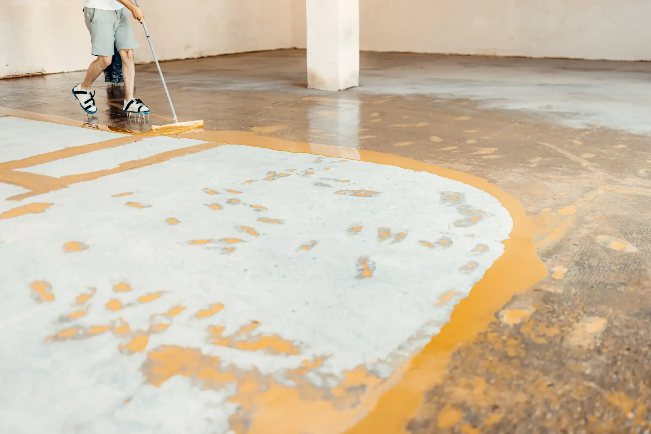 floor resin application process pasco county florida