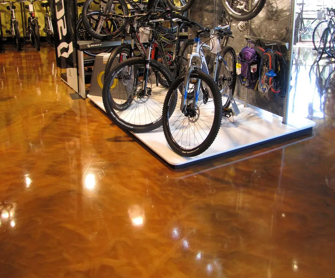 SPF Industrial flooring project at Hard Rock Stadium Miami viewed from the field